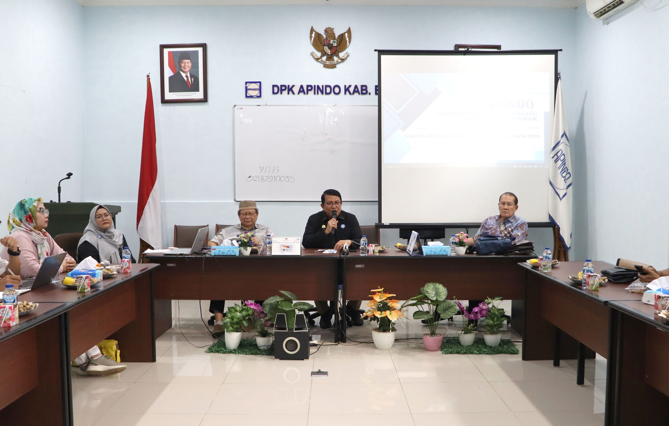 Acara Rapat Kerja Pengurus DPK APINDO Kabupaten Bogor